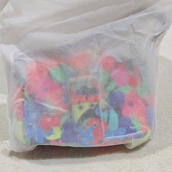 Current Mood Fruit Print Shoulder Bag–Red Black Y2K Graphic Purse Silver Buckle - Picture 11 of 13